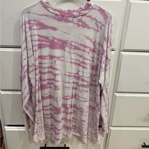 Pink Tie-Dye Women's Top - Free People